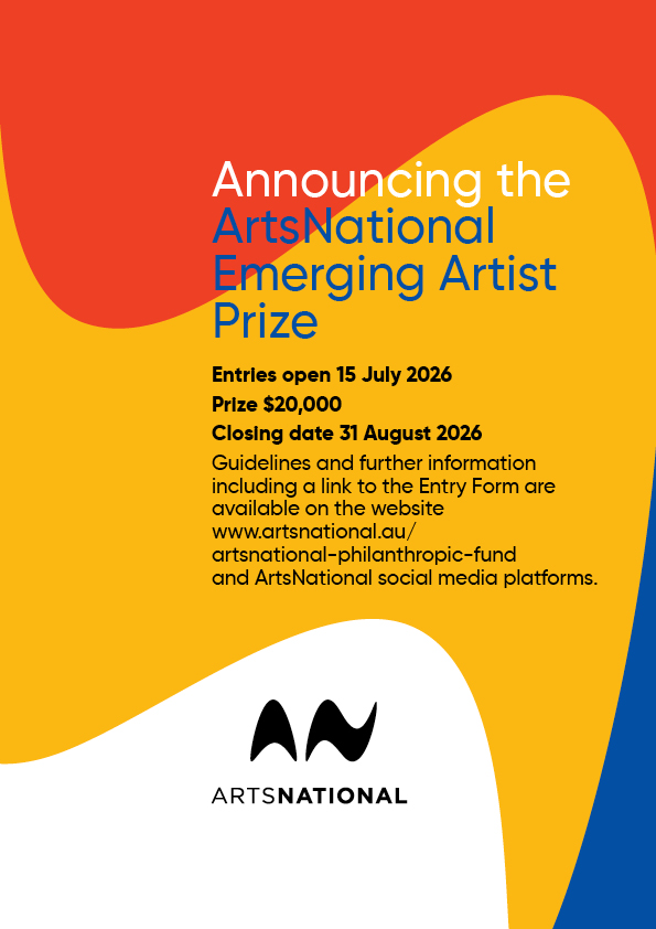 ArtsNational Emerging Artist Prize